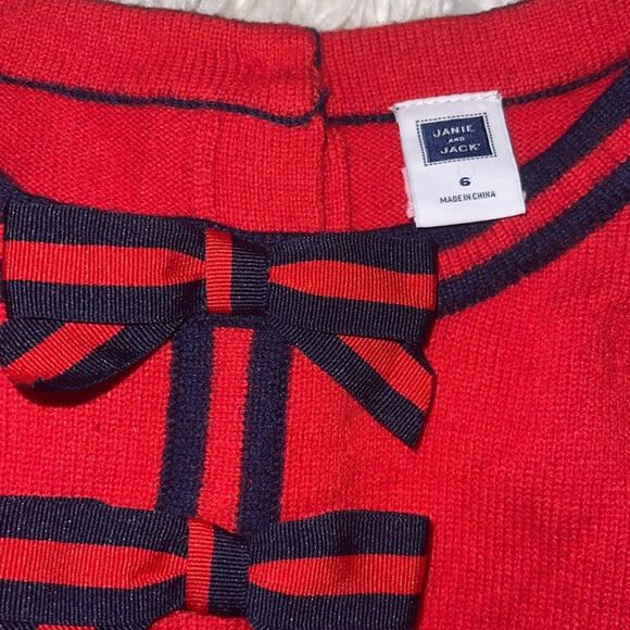 Janie and Jack long sleeve dress.  Please note: Tag was removed - Picture 2 of 5